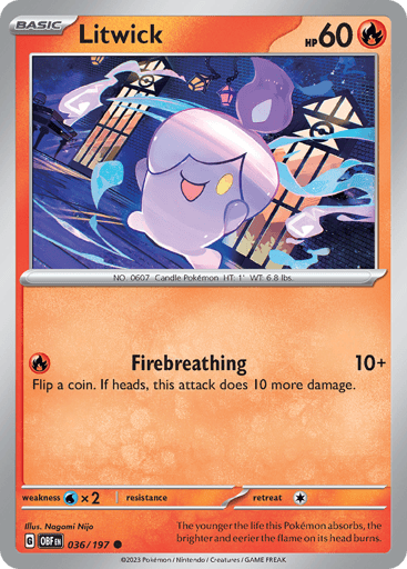 Litwick – Common – 036/197 – Obsidian Flames