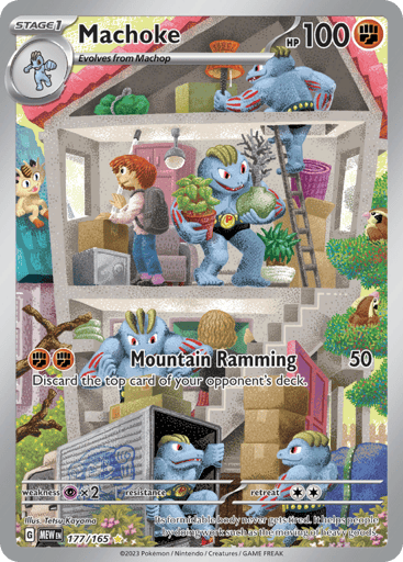 Machoke – Illustration Rare – 177/165 – S&V 151