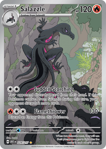 Salazzle – Illustration Rare – 224/217 – Ascended Heroes
