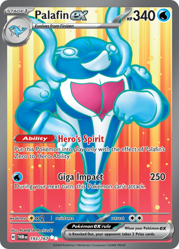 Palafin ex – Ultra Rare – 193/167 – Twilight Masquerade
