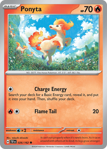 Ponyta – Common – 026/162 – Temporal Forces