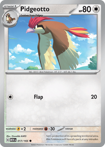 Pidgeotto – Common – 017/165 – S&V 151
