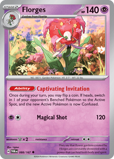 Florges – Uncommon – 088/167 – Twilight Masquerade