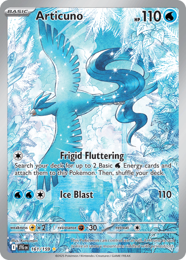 Articuno – Illustration Rare – 161/159 – Journey Together