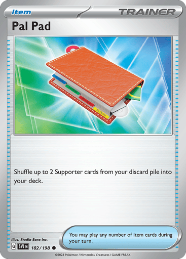 Pal Pad – Common Reverse Holo – 182/198 – Scarlet & Violet
