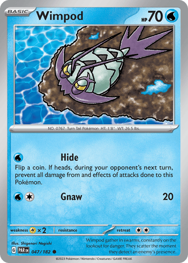 Wimpod – Common Reverse Holo – 047/182 – Paradox Rift