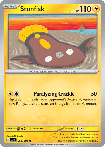Stunfisk – Common – 064/191 – Surging Sparks