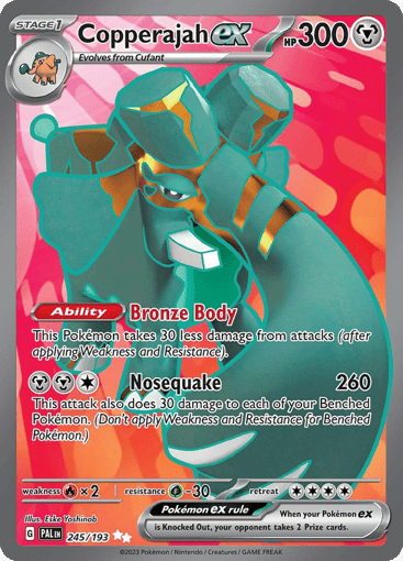 Copperajah ex – Ultra Rare – 245/193 – Paldea Evolved