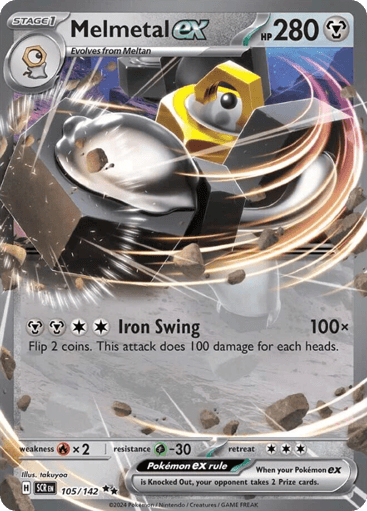 Melmetal ex – Double Rare – 105/142 – Stellar Crown