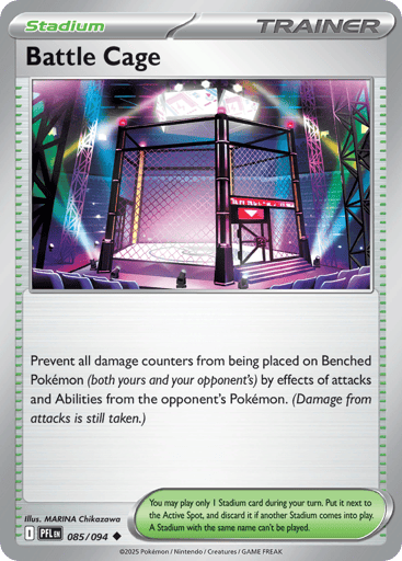 Battle Cage – Uncommon Reverse Holo – 085/094 – Phantasmal Flames