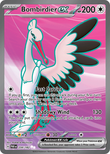 Bombirdier ex – Ultra Rare – 234/182 – Paradox Rift