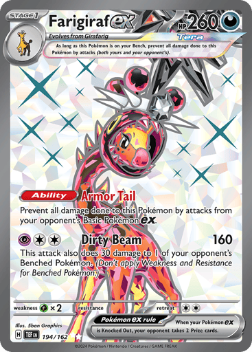 Farigiraf ex – Ultra Rare – 194/162 – Temporal Forces