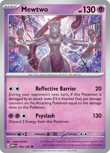 Mewtwo – Rare – 150/165 – S&V 151