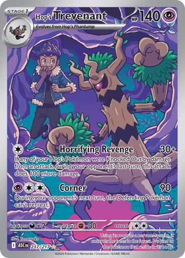 Hop’s Trevenant – Illustration Rare – 237/217 – Ascended Heroes