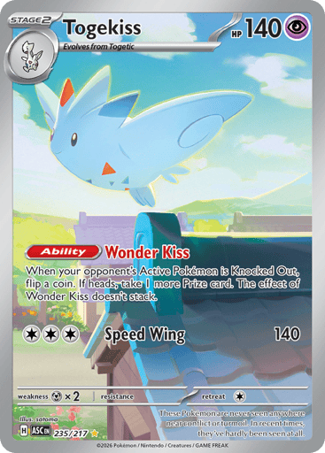 Togekiss – Illustration Rare – 235/217 – Ascended Heroes