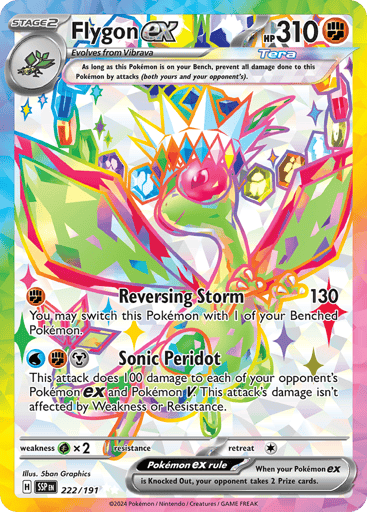Flygon ex – Ultra Rare – 222/191 – Surging Sparks