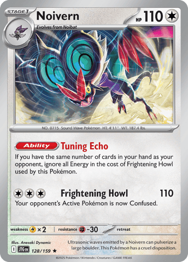 Noivern – Rare Holo – 128/159 – Journey Together