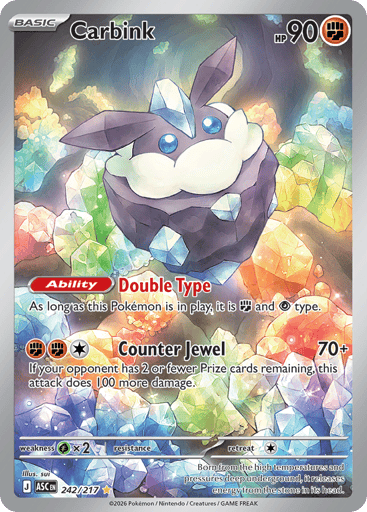 Carbink – Illustration Rare – 242/217 – Ascended Heroes