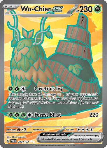 Wo-Chien ex – Ultra Rare – 232/193 – Paldea Evolved