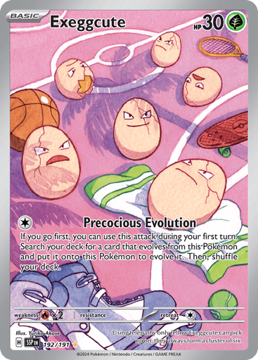 Exeggcute – Illustration Rare – 192/191 – Surging Sparks