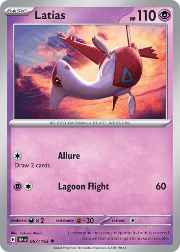 Latias – Uncommon Reverse Holo – 067/162 – Temporal Forces