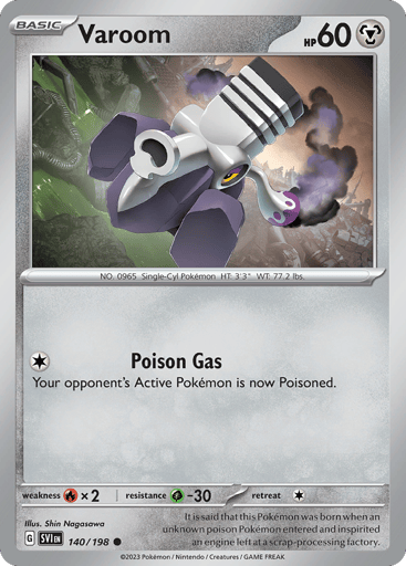 Varoom – Common – 140/198 – Scarlet & Violet