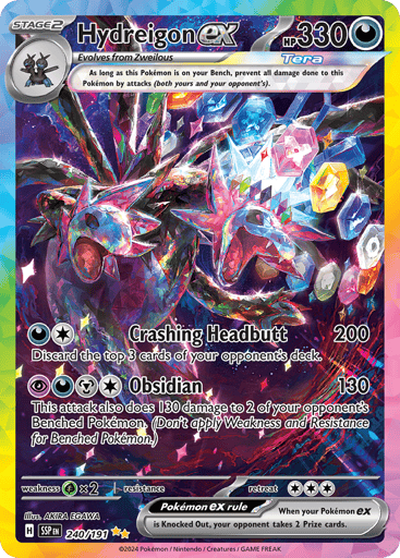 Hydreigon ex – Special Illustration Rare – 240/191 – Surging Sparks