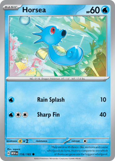 Horsea – Common – 116/165 – S&V 151