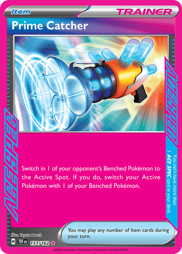 Prime Catcher – ACE SPEC Rare – 157/162 – Temporal Forces