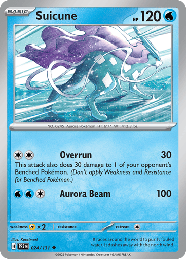Suicune – Uncommon – 024/131 – Prismatic Evolutions