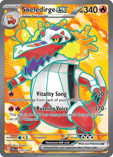 Skeledirge ex – Ultra Rare – 233/193 – Paldea Evolved