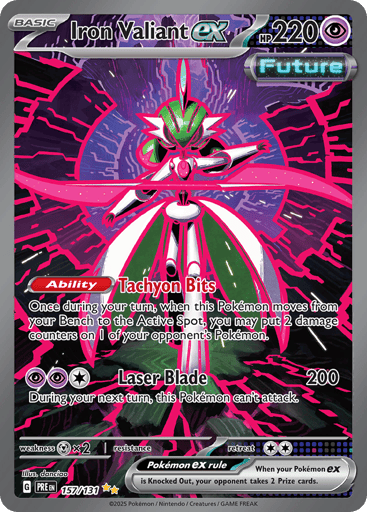 Iron Valiant ex – Special Illustration Rare – 157/131 – Prismatic Evolutions