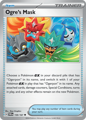 Ogre's Mask – Uncommon Reverse Holo – 159/167 – Twilight Masquerade