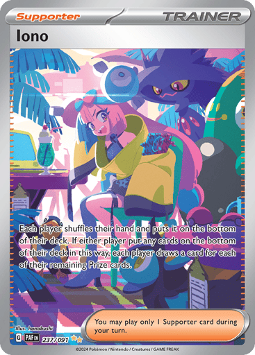 Iono – Special Illustration Rare – 237/091 – Paldean Fates