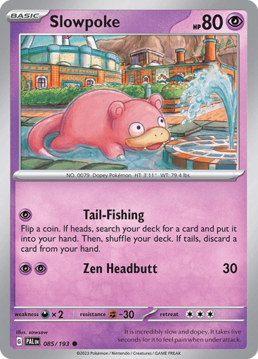 Slowpoke – Common – 085/193 – Paldea Evolved
