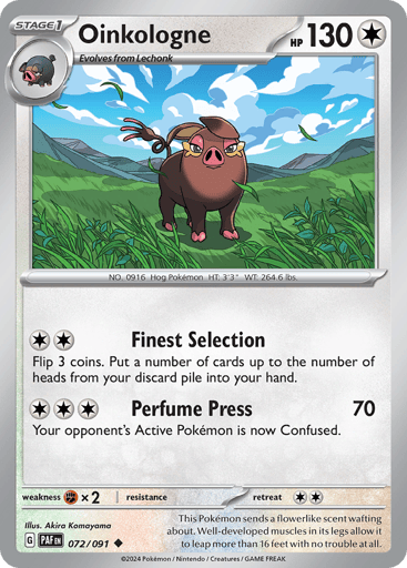 Oinkologne – Uncommon – 072/091 – Paldean Fates