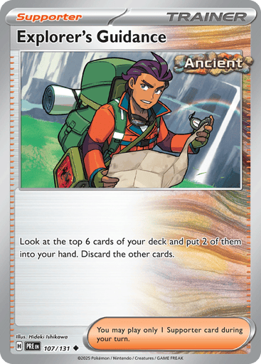 Explorer's Guidance – Uncommon – 107/131 – Prismatic Evolutions