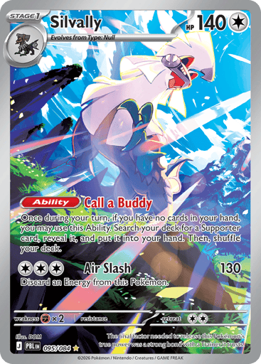 Silvally – Illustration Rare – 095/084 – Pitch Black