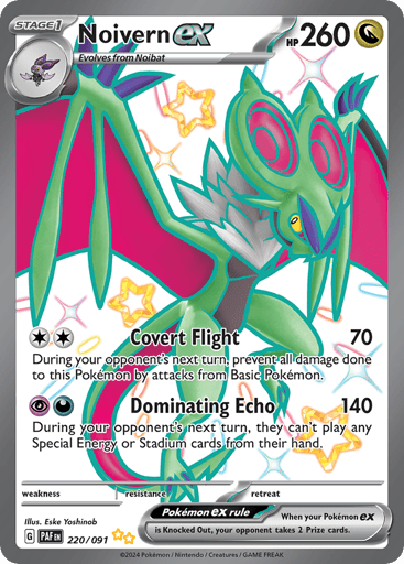 Noivern ex – Shiny Ultra Rare – 220/091 – Paldean Fates