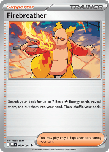 Firebreather – Uncommon Reverse Holo – 089/094 – Phantasmal Flames