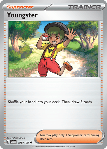 Youngster – Uncommon – 198/198 – Scarlet & Violet