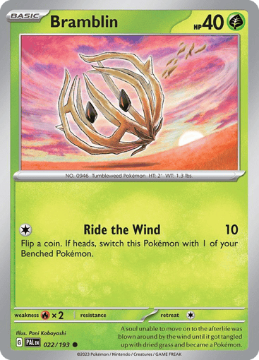Bramblin – Common – 022/193 – Paldea Evolved