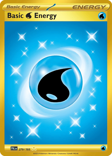Basic Water Energy – Hyper Rare – 279/193 – Paldea Evolved