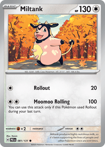 Miltank – Common – 081/131 – Prismatic Evolutions
