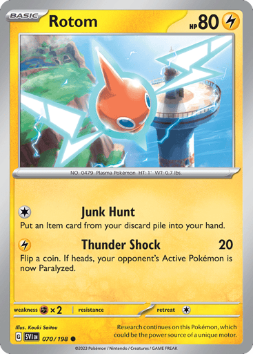 Rotom – Common – 070/198 – Scarlet & Violet