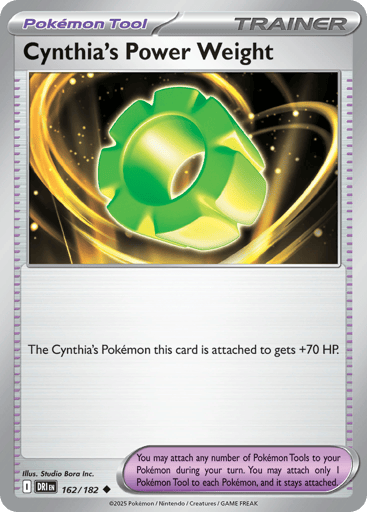 Cynthia’s Power Weight – Uncommon – 162/182 – Destined Rivals