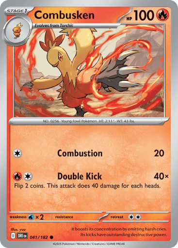 Combusken – Common – 041/182 – Destined Rivals