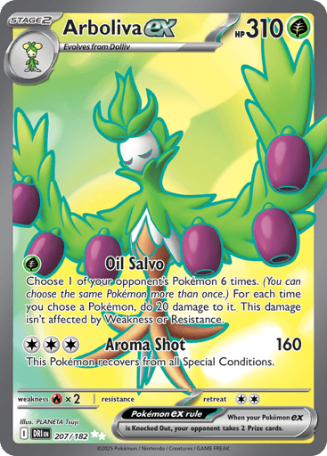 Arboliva ex – Ultra Rare – 207/182 – Destined Rivals