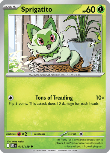 Sprigatito – Common – 016/159 – Journey Together