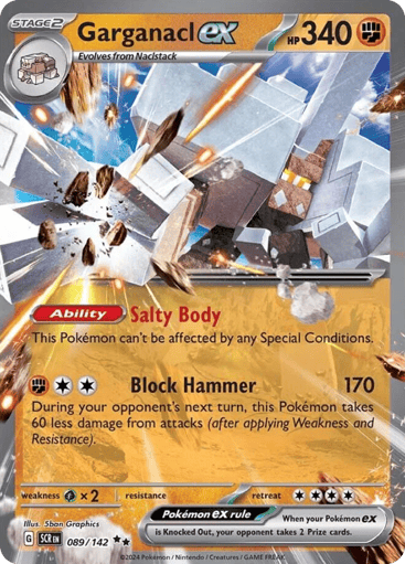 Garganacl ex – Double Rare – 089/142 – Stellar Crown